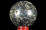 Polished Pyrite Sphere - Peru #97993-1